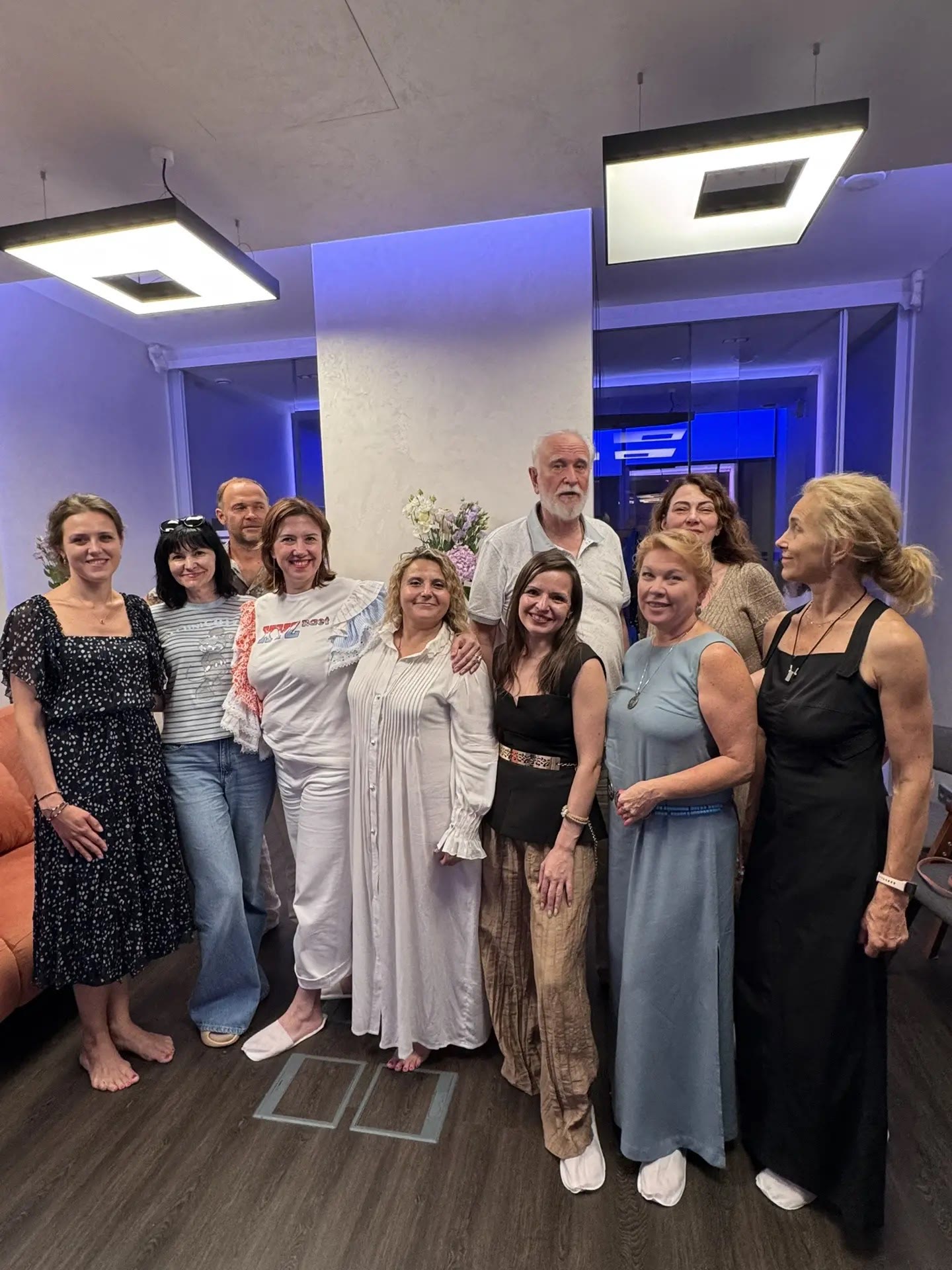 Guests at the club opening