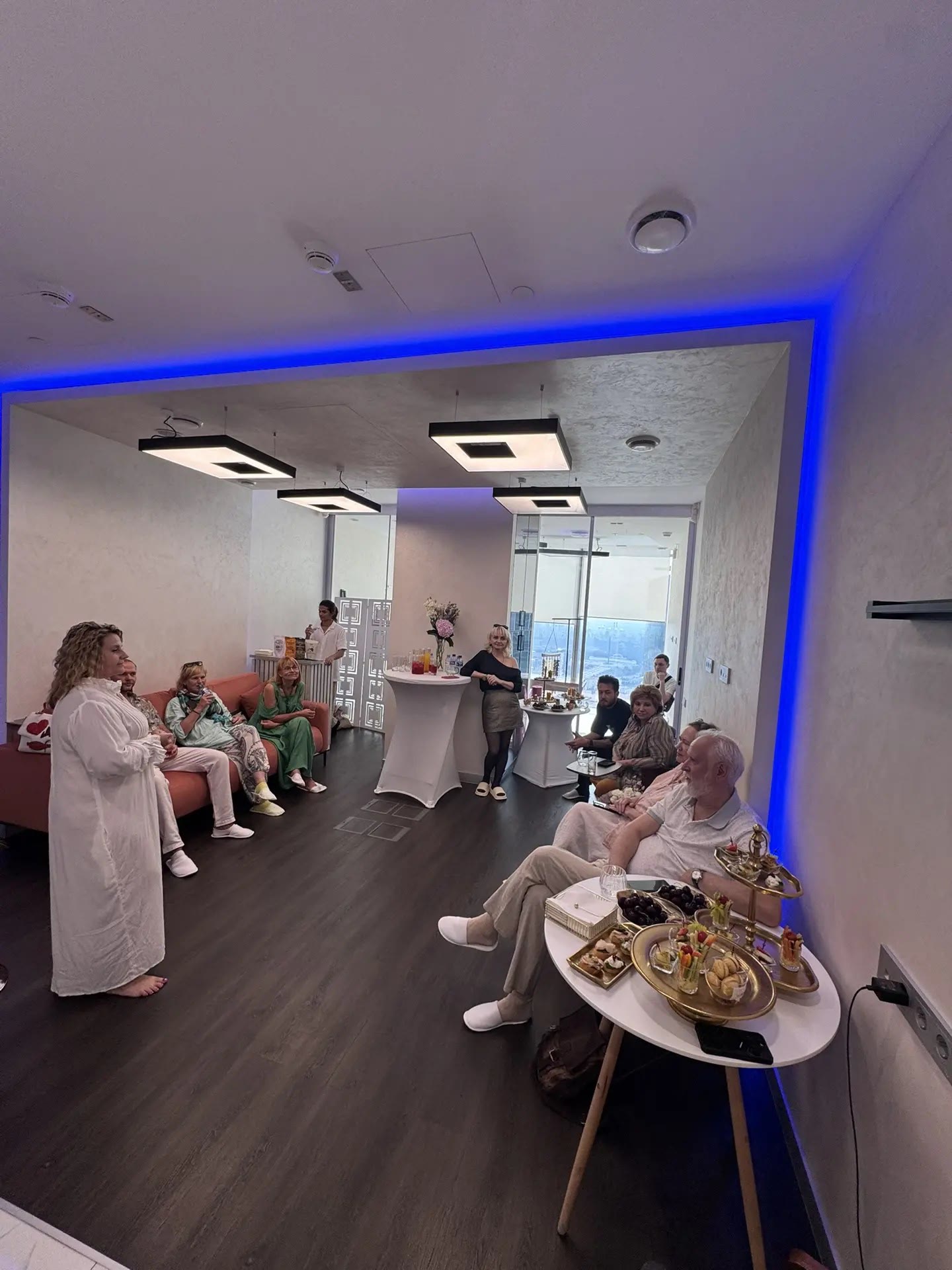 Wide view of the space