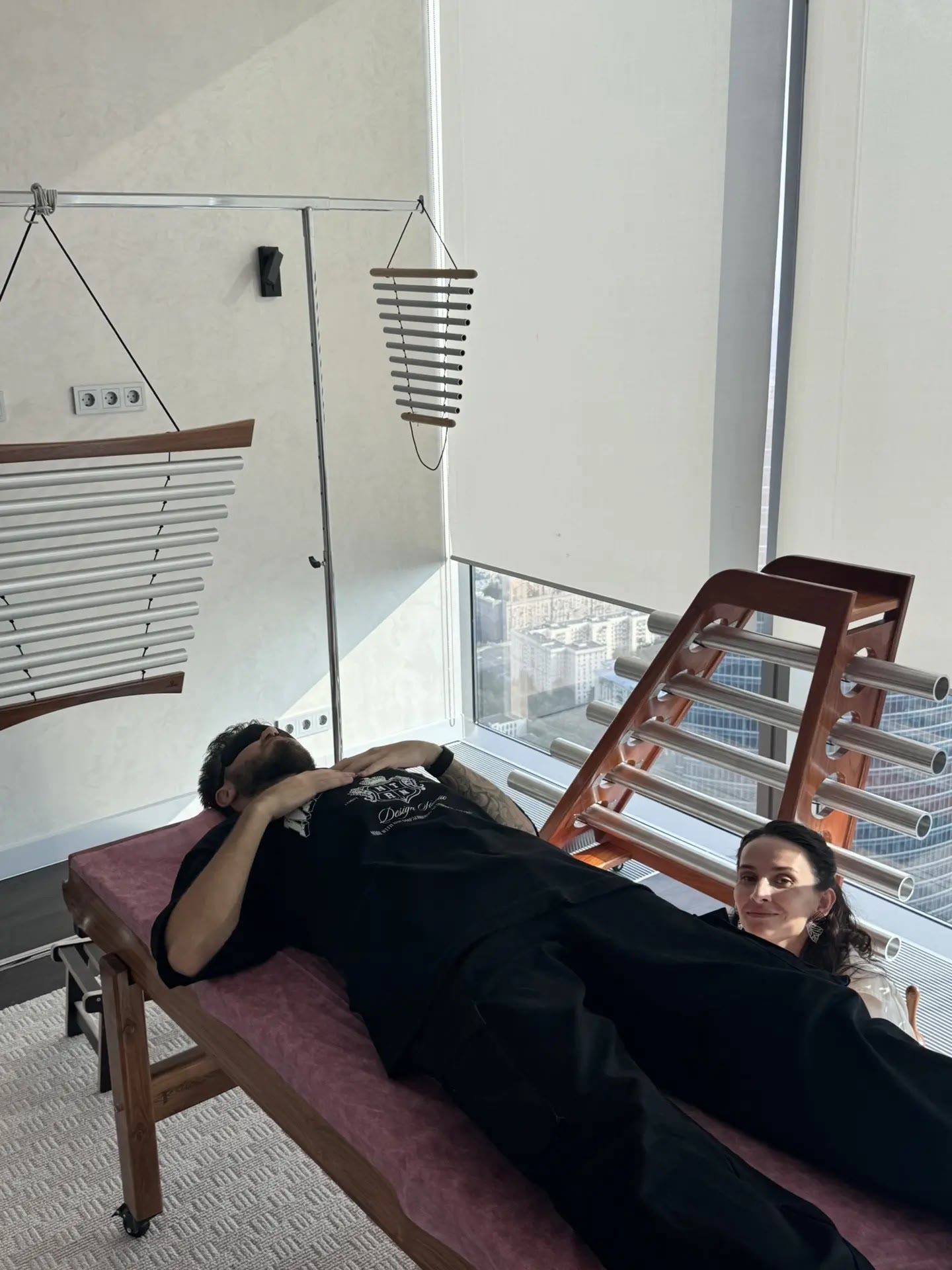 Session by the window